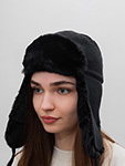 Шапка STETSON арт. 9290101 BOMBER CAP WOOL/CASHMERE (темно-синий)